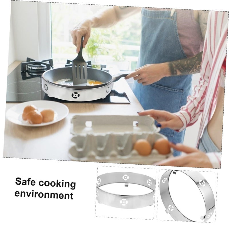 Wakauto Gather Fire Stove Cover Gas Cooker Windshield Windproof Stainless Steel Insulation Ring For Household Countertop And Flat Stoves Energy Saving Balanced Flame For Various Pots - Image 5