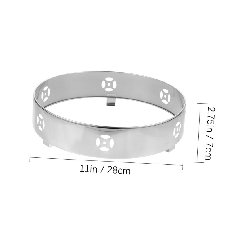 Wakauto Gather Fire Stove Cover Gas Cooker Windshield Windproof Stainless Steel Insulation Ring For Household Countertop And Flat Stoves Energy Saving Balanced Flame For Various Pots - Image 3