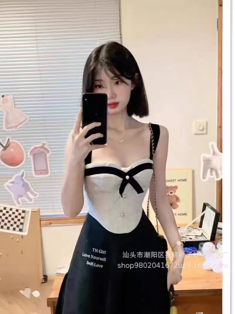 Sweet Spicy Pure Desire Style Camisole Inner Wear One-Piece Chest Pad Beauty Back Underwear Slim Fit Suit Base Slimming - Image 2
