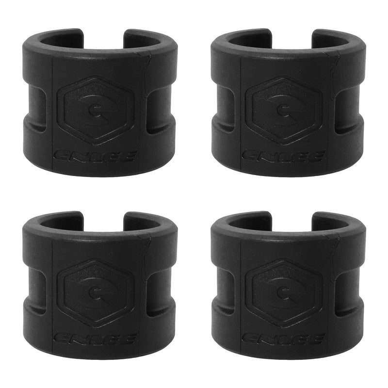 Whyhkj 4Pcs Bike Chainstay Protector Bicycle Frame Protector Guard Pad Collision Rubber Protection Ring Guard Chain Protector Stickers  Black - Image 1