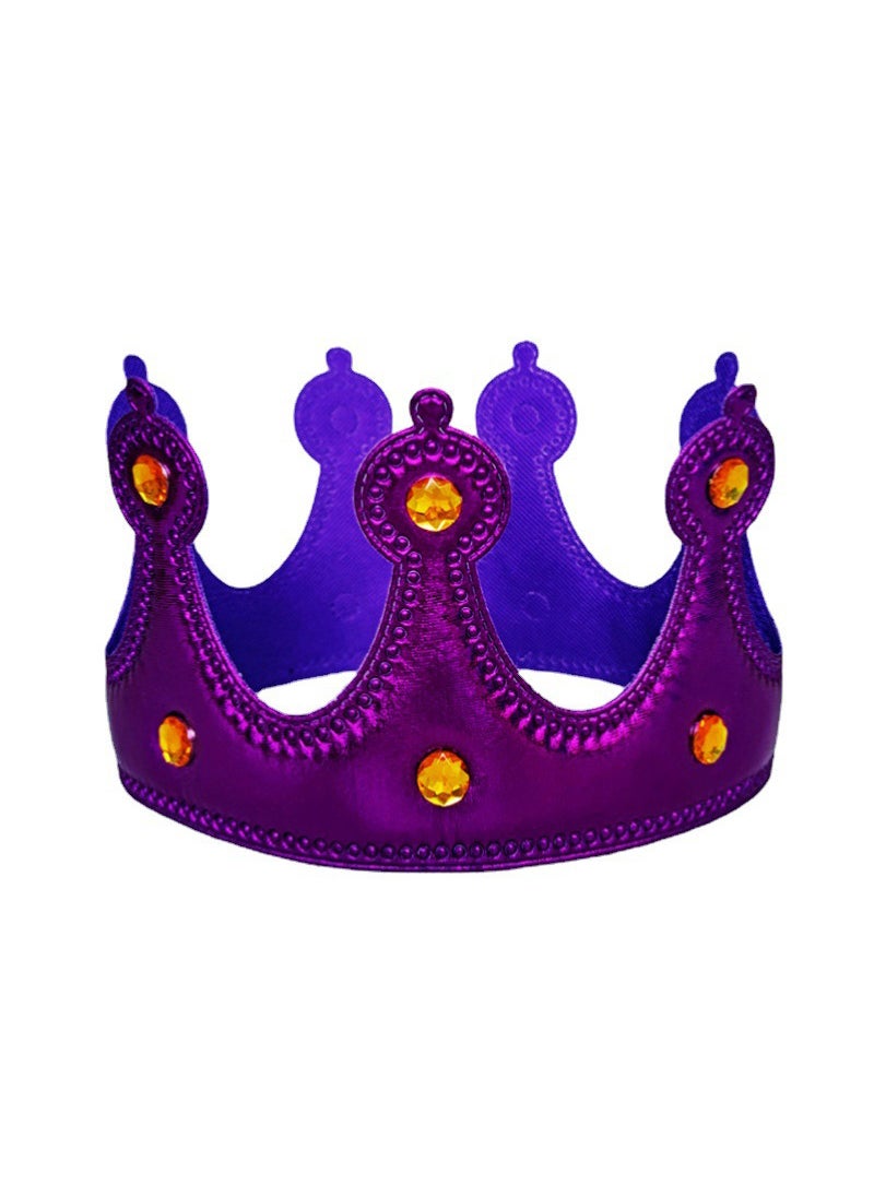 Generic Halloween Manteau Children Adult King Prince Game Party Performance Christmas Red Cape Shawl Purple Prince Crown 