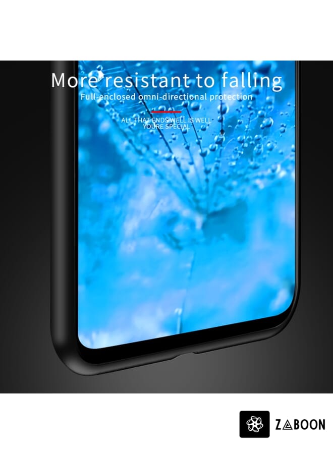 Zaboon PINWUYO Hong Series Anti-fall TPU+ Chemical Fiber Cloth Protective Cover Protective Case Cover For Moto P40 power - Image 4