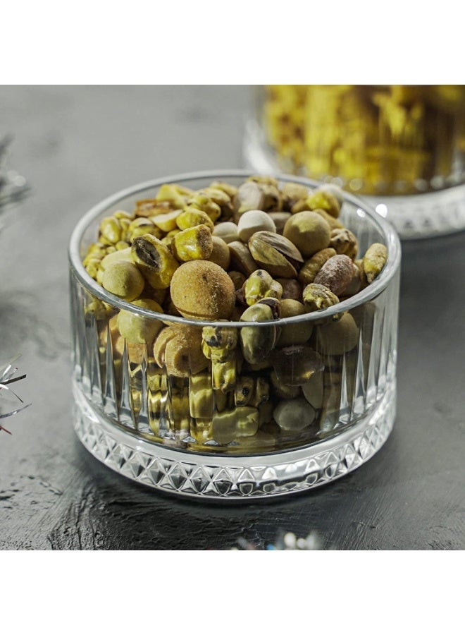 طقم أوعية زجاج كريستال بوله  للتقديم والصلصة والغمس والحلوى والأطباق الجانبية – 6 قطع – volume 295 cc – تصميم أنيق وشفاف - Image 4