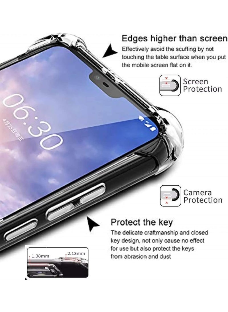 Case for Huawei P30 Pro Ultra Thin P30 PRO Protective Cover with Flexible Silicone Drop-Protection Fully Protective Cover Case for Huawei P30 Pro - Crystal Clear - Image 2