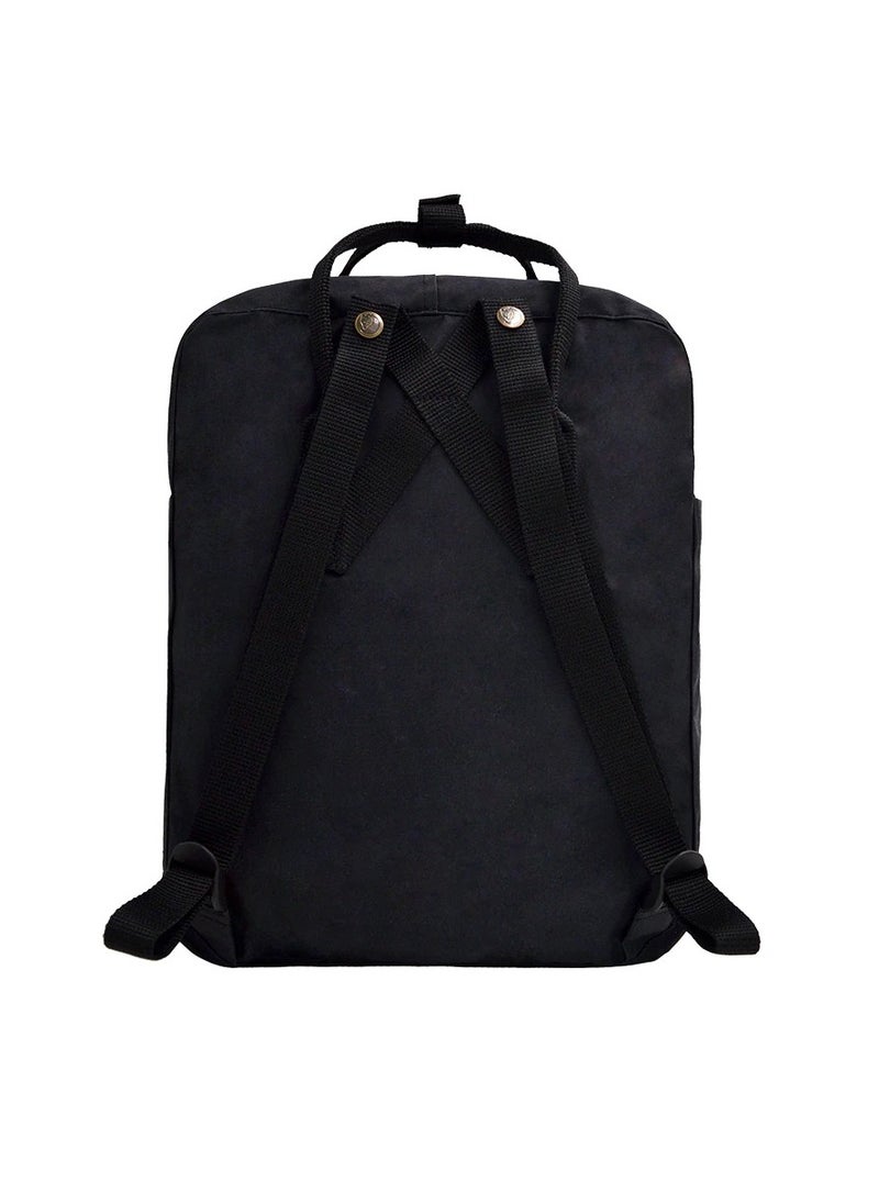 Fjallraven Kanken Classic Casual Backpack Back to School Bag 16 Inches Black  - Image 4