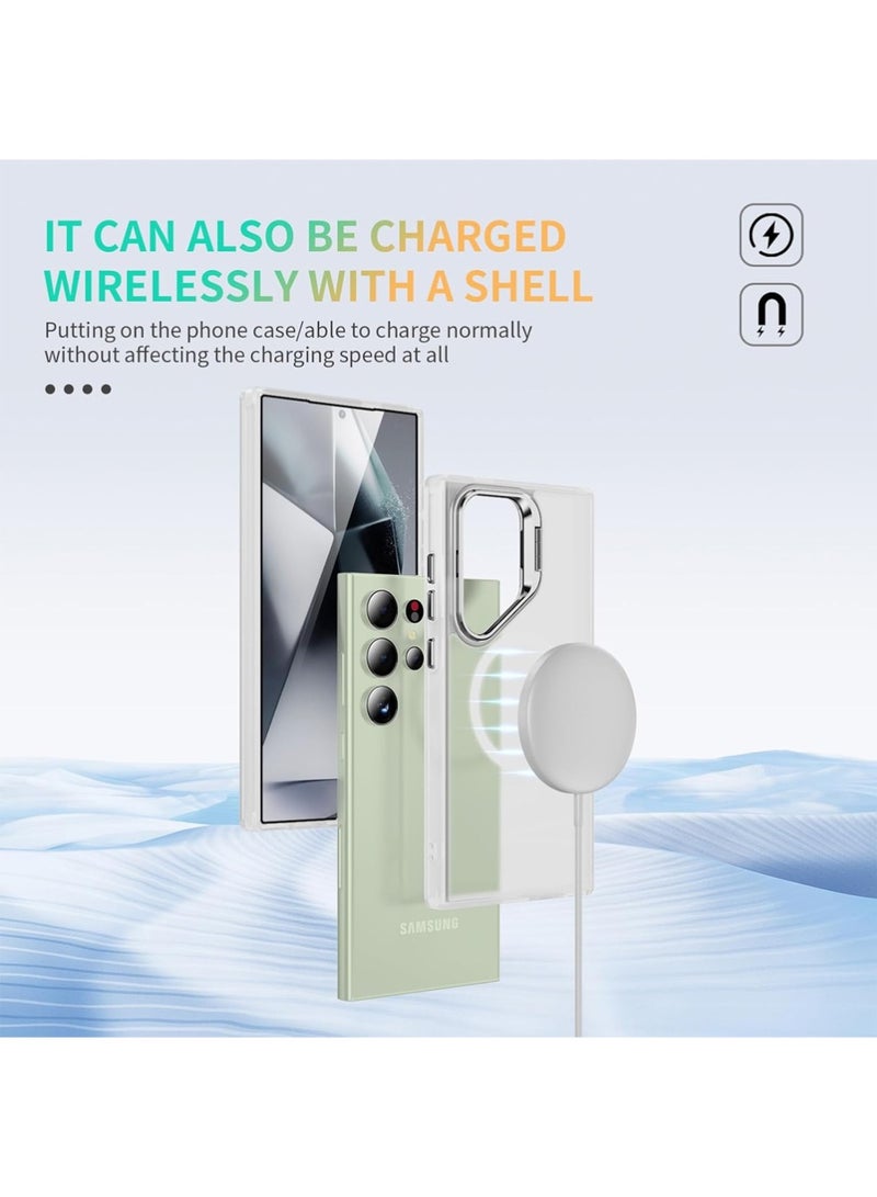 X-level Samsung Galaxy S24 Ultra Case Magnetic,Heavy Duty Rugged Drop Protection Case [Compatible Fast Wireless Charging] Magnetic Case for Samsung Galaxy S24 Ultra - Image 2