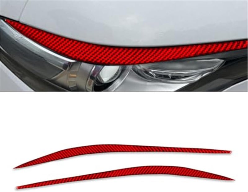 Vuzmode Carbon Fiber Headlight Eyebrow Trim for Alfa Romeo Giulia - Image 4