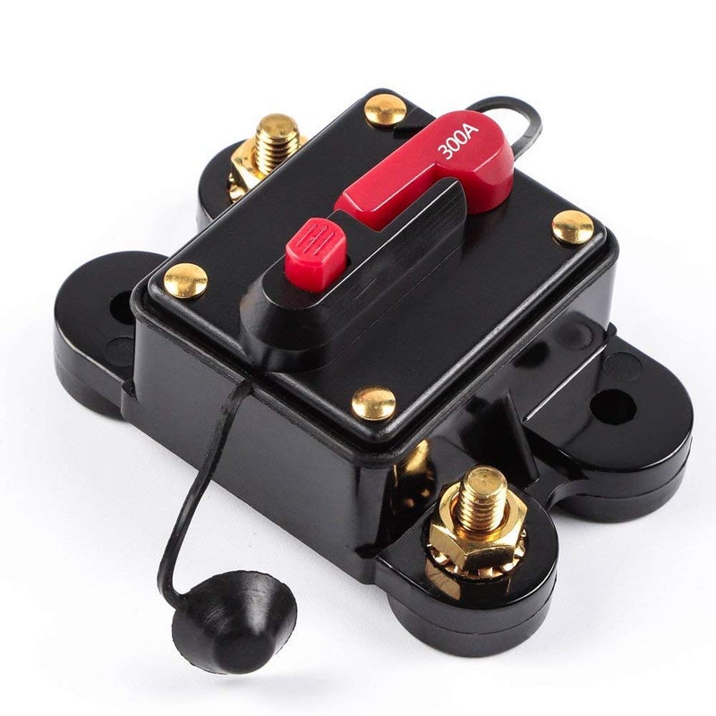 ANJOSHI Circuit Breaker 300amp 50A-300A with Manual Reset Home Solar System Fuse Holder for Car Audio and Amps Protection 12V-24V DC Reset Fuse Inverter Replace Fuses - Image 2