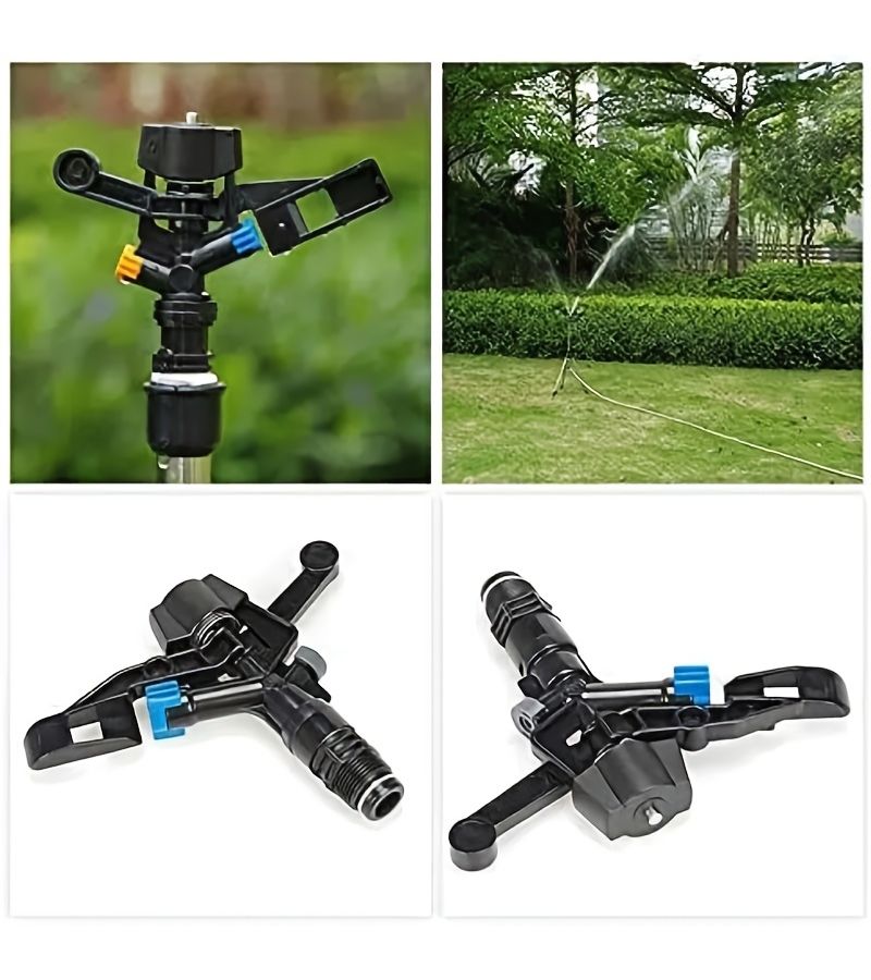 2pcs 360 Degree Rotating Lawn Sprinkler for Garden Watering Tea Vegetable Patch - Image 3