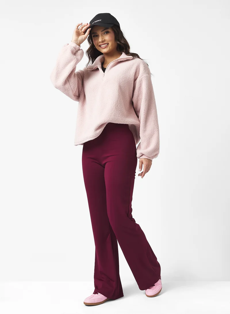 جينجر بيسيكس Cozy Zip Up Borg Jumper