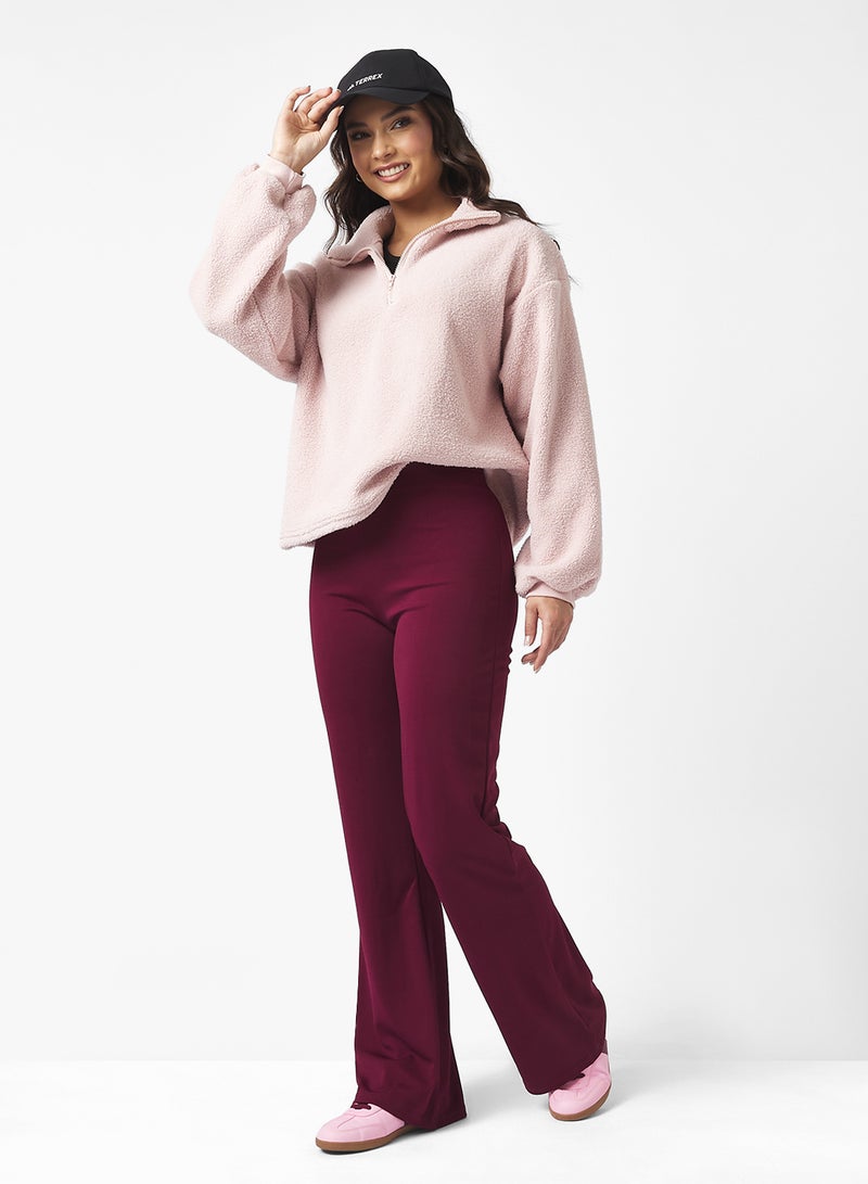 Ginger Basics Cozy Zip Up Borg Jumper - Image 4