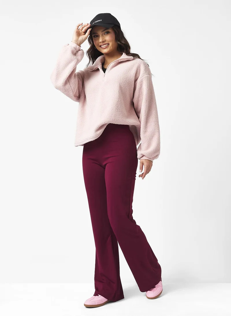 Ginger Basics Cozy Zip Up Borg Jumper