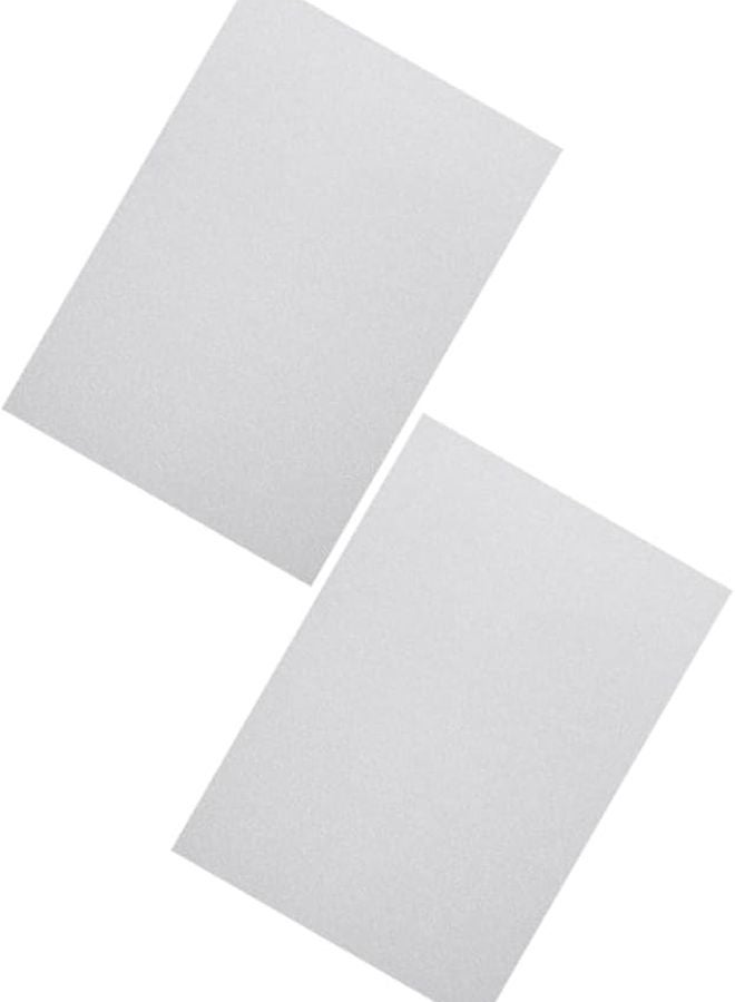 أوراق فضية لامعة غير قابلة للتساقط لمستلزمات الأعمال اليدوية وصنع البطاقات والفنون والحرف اليدوية - Image 2