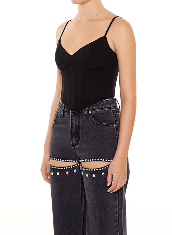 FOREVER 21 Sweetheart Cropped Bustier Cami  - Image 2