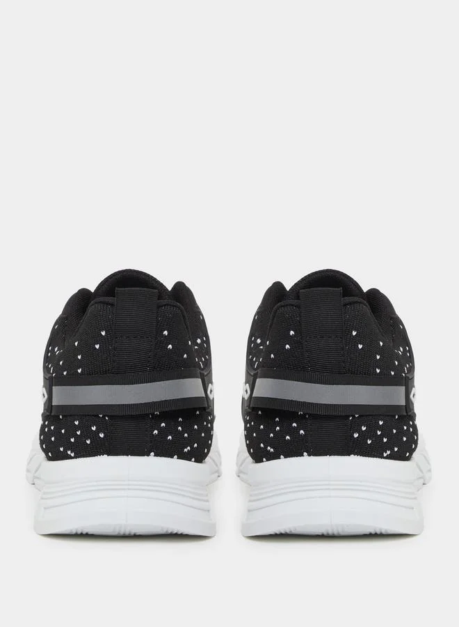 Styli Styli Knitted Elastic Lace Up Sneakers