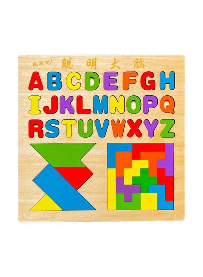 Smart Brain Tangram Student's First Grade Math Teaching Aids Children's Toys Wooden Intelligence Puzzle Kindergarten-Color:101 - Image 5