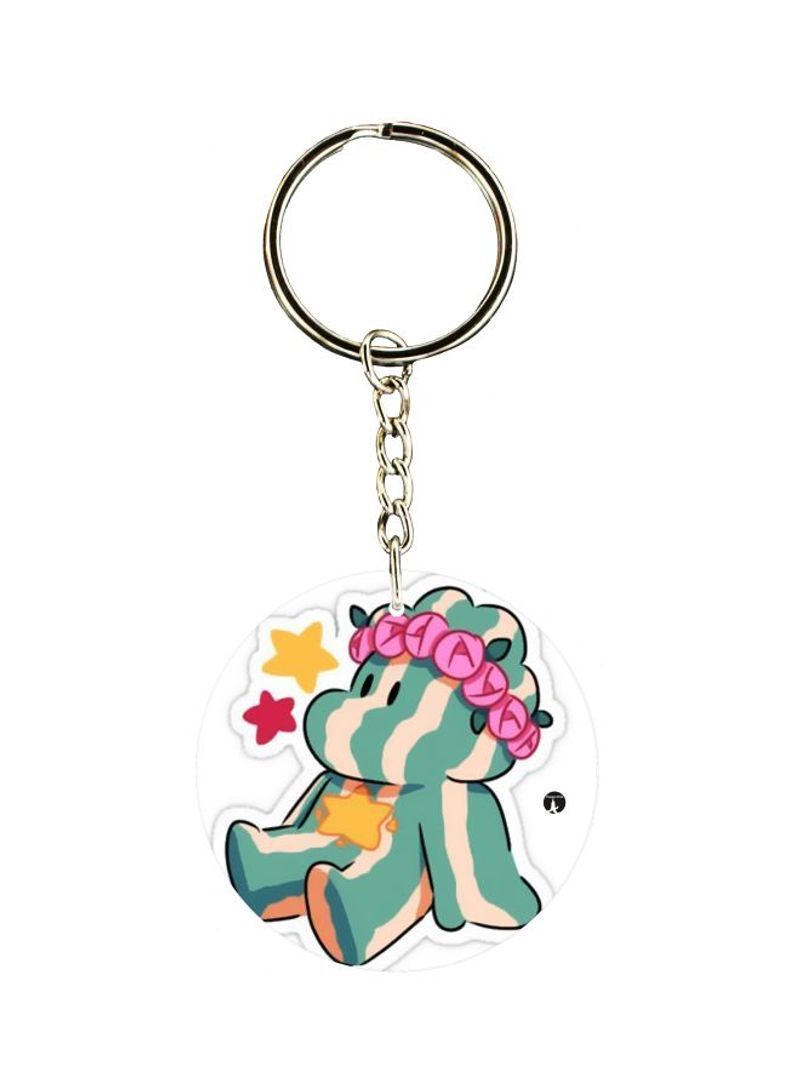 RKN Cartoon Printed Dual Sided Keychain