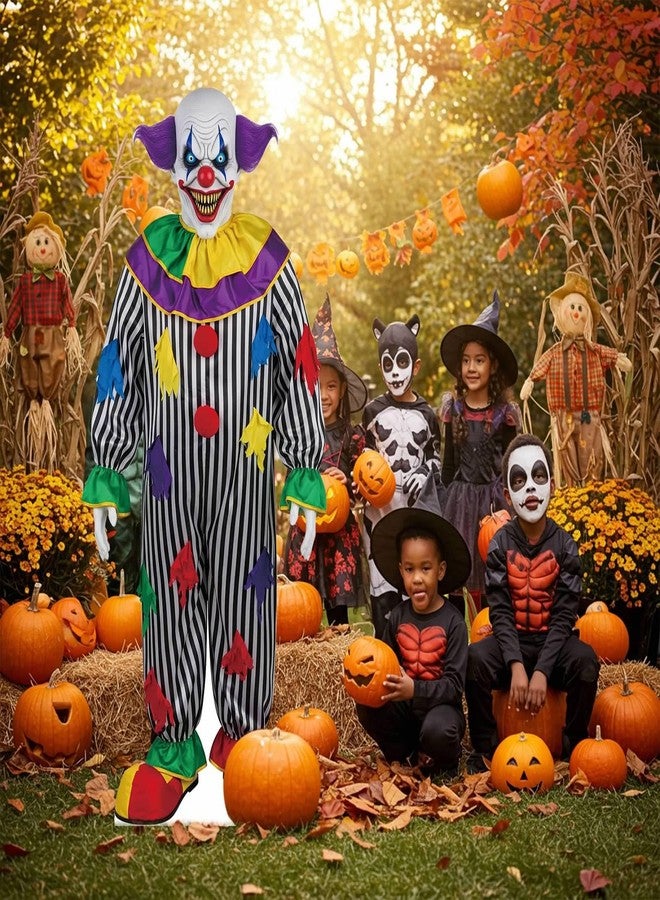 EZISHIPS Halloween Scary Clown 6FT Cardboard Cutout – Spooky Life-Size Standee for Halloween Decorations - Image 5