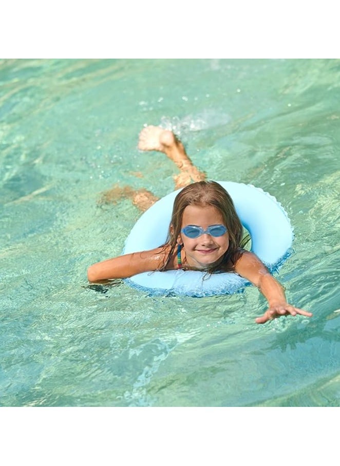 Dolphin DZ-1600 Anti-Fog Swimming Goggles With Ear Plugs, Light Blue  - Image 2