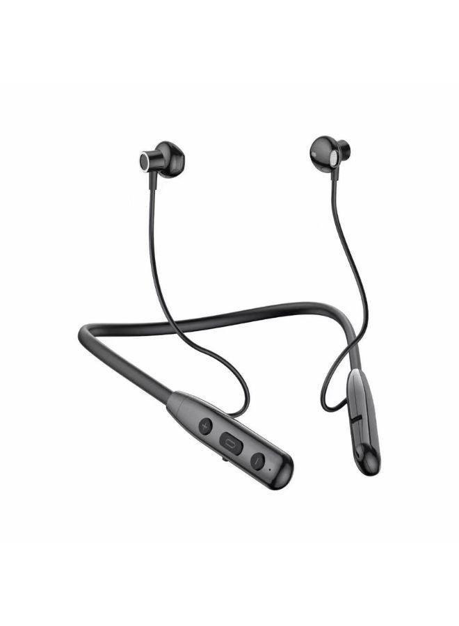IQ TOUCH Bluetooth Neckband Earphones, Stereo Sound, 35Hrs Playtime, 300Hrs Standby, Skin-Friendly Material, Bluetooth 5.4, Type-C Charging, Wireless Headphones with Mic, SOLO-X6 - Image 1