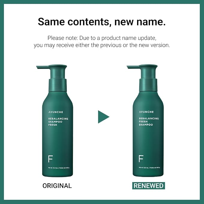 AYUNCHE Rebalancing Shampoo Fresh 11 fl. oz. [For Oily Scalp] | Cleanse Excess Sebum & Oiliness | Strengthen and Protect Hair Roots | Anti-Hair Loss and Anti-Thinning Shampoo | Korean Salon Brand - Image 2