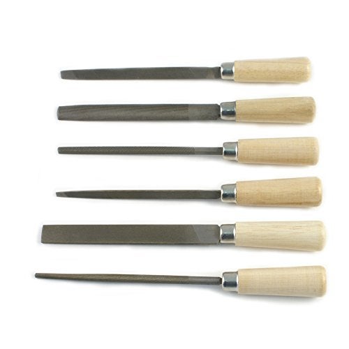 SFC TOOLS Utility File Set - 6 Pieces - Cut #2 - Metalsmith & Beading Jewelry Tools 32-510 - Image 1