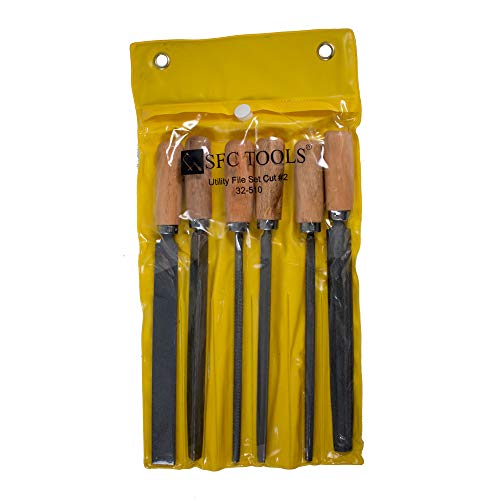 SFC TOOLS Utility File Set - 6 Pieces - Cut #2 - Metalsmith & Beading Jewelry Tools 32-510 - Image 4