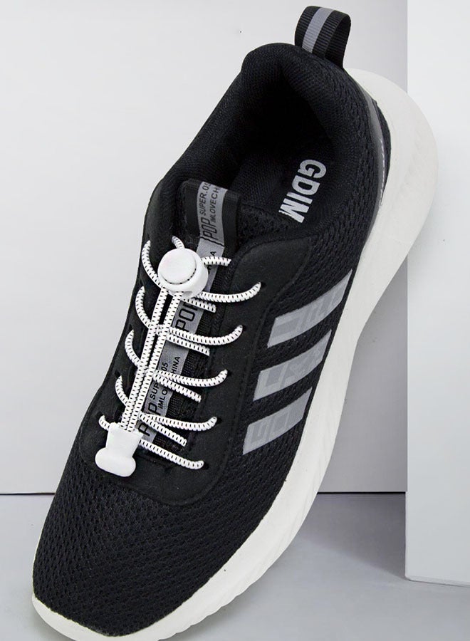 Lazy no-tie elasticized buckle elastic shoelaces - Image 2