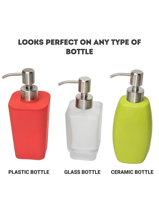 Kapitan Soap Dispenser Pump Head Replacement Spare for Standard 28/400 (26 mm - 28mm / 1.02 in-1.10 in) Neck Size, Stainless Steel Brushed Finish - Image 5