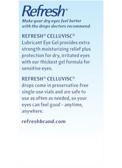 REFRESH Lubricant Eye Gel Drops Singleuse Containers 30 Count Pack Of 1  - Image 3