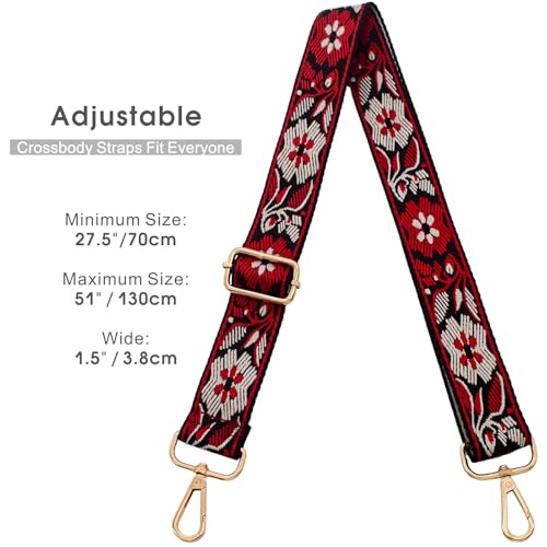 ROYGBCP Shoulder Straps Adjustable Purse Strap - Universal Replacement for Women's Crossbody Bags and Totes - Image 3