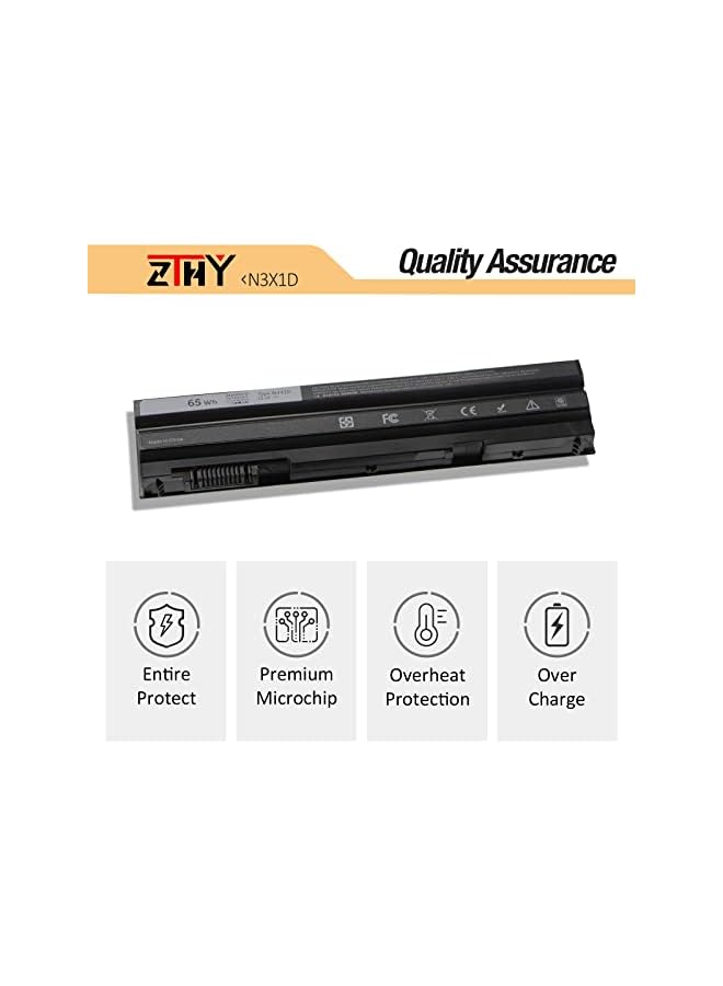 ZTHY 65Wh N3X1D Laptop Battery For Dell Latitude E5420 E5430 E5520 E5530 E6420 E6430 E6530 E6520 Inspiron 4420 5420 5425 7420 7520 5520 M421R T54Fj 8858X M5Y0X 312-1325 312-1165 Vostro 3460 3560 - Image 3