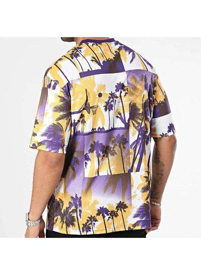 NEW ERA - Los Angeles Lakers Palm Tree T-Shirt - Image 1