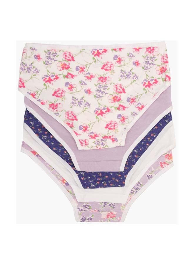 Carina Pack of 5 Colored Brief Panties - Image 2