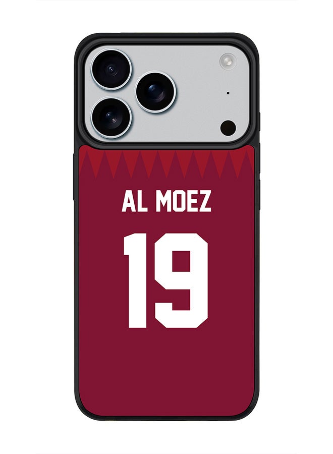 Stylizedd iPhone 17 Pro Case, [Compatible with MagSafe] Slim Magnetic cover Phone Case iPhone 17 Pro -Football - Qatar,  Al Moez - Image 1
