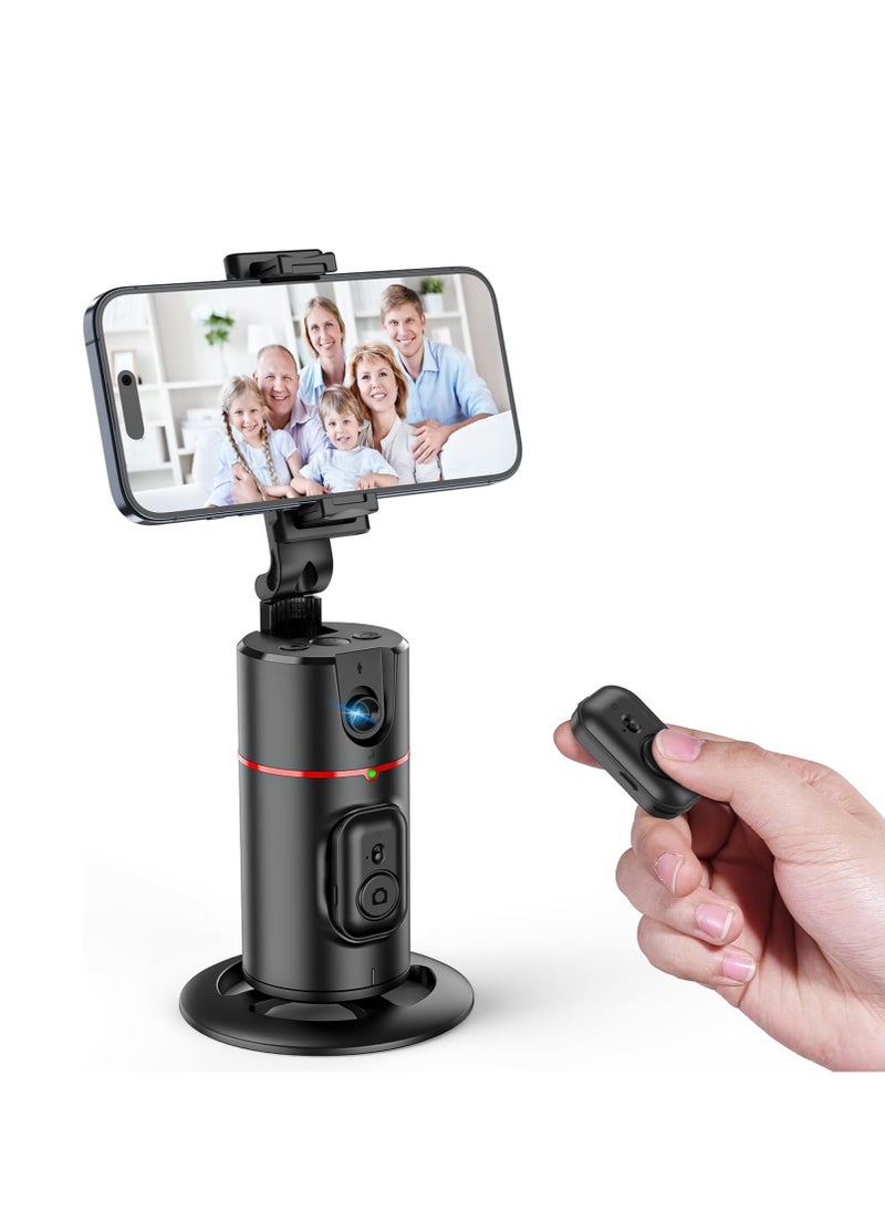ELTRAZONE Auto Face Tracking Tripod 360° Rotating Auto Tracking Phone Holder | Gesture Control & Remote | No App Needed | Smart Camera Stand for Vlog, TikTok, Live Streaming, YouTube Video Recording | Universal Phone Compatibility, Adjustable Height  - Image 1