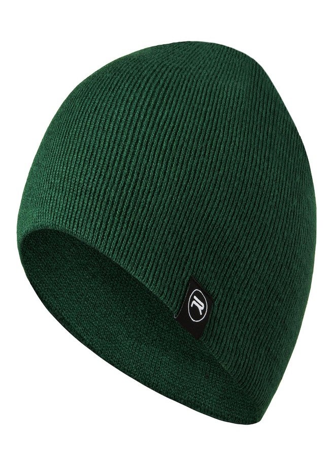 Revony Original Beanie Cap - Soft Knit Beanie Hat - Warm and Durable, Green, M/One size - Image 1