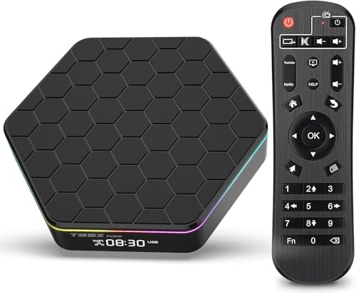 IDEALROYAL T95Z Android Tv Box,2026 Android 12.0 TV Box with 4GB RAM 32GB ROM Quad-Core Cortex-A53 CPU,2.4GHz/5GHz Dual Band WiFi6 6K Ultra HD Resolution Bluetooth 5.0 - Image 1