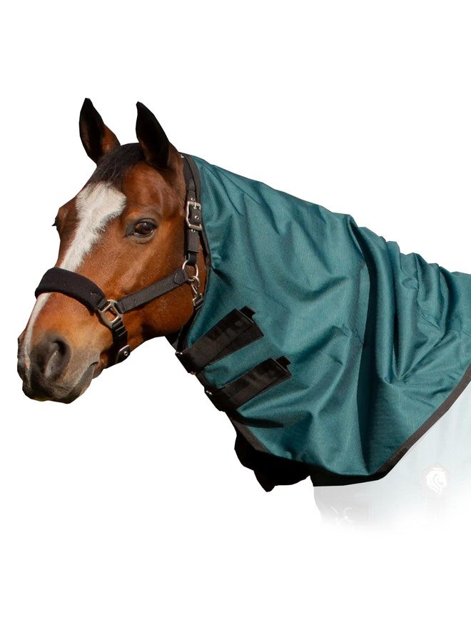 Equinavia Arktis Turnout Neck Cover 200g | 1200D - Deep Green - S - Image 1