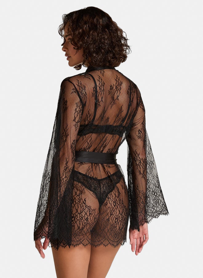 hunkemoller كيمونو دانتيل كامل - Image 4