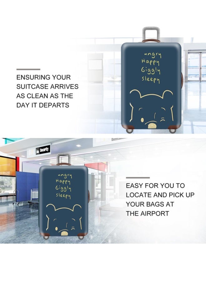 Rubvrenti Travel Luggage Cover Protector, Washable Suitcase Cover,  Luggage Covers Suitcase Protector,Dustproof Anti-Scratch Travel Luggage Cover,26-28inch - Image 4