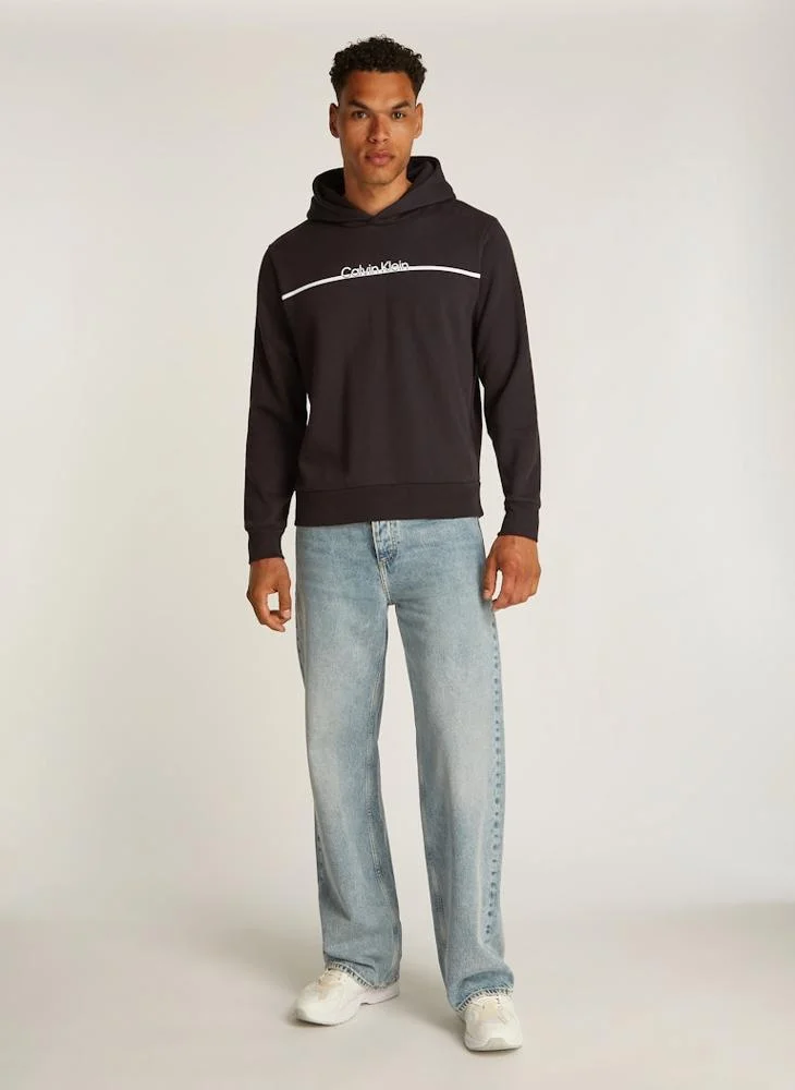 CALVIN KLEIN Graphic Print Pullover Hoodie
