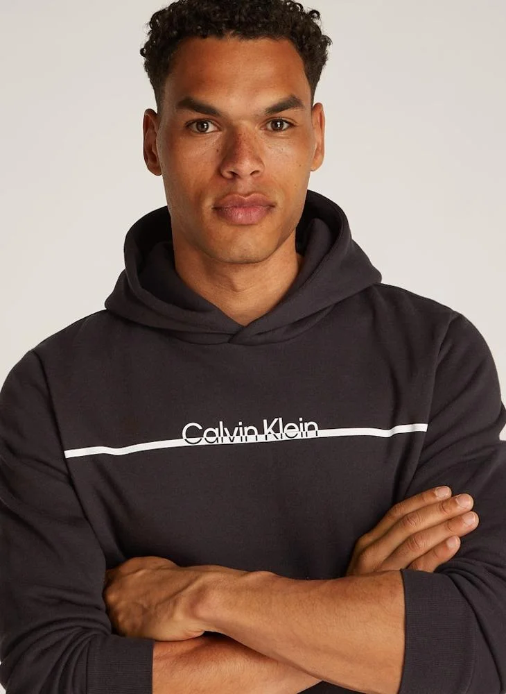 CALVIN KLEIN Graphic Print Pullover Hoodie