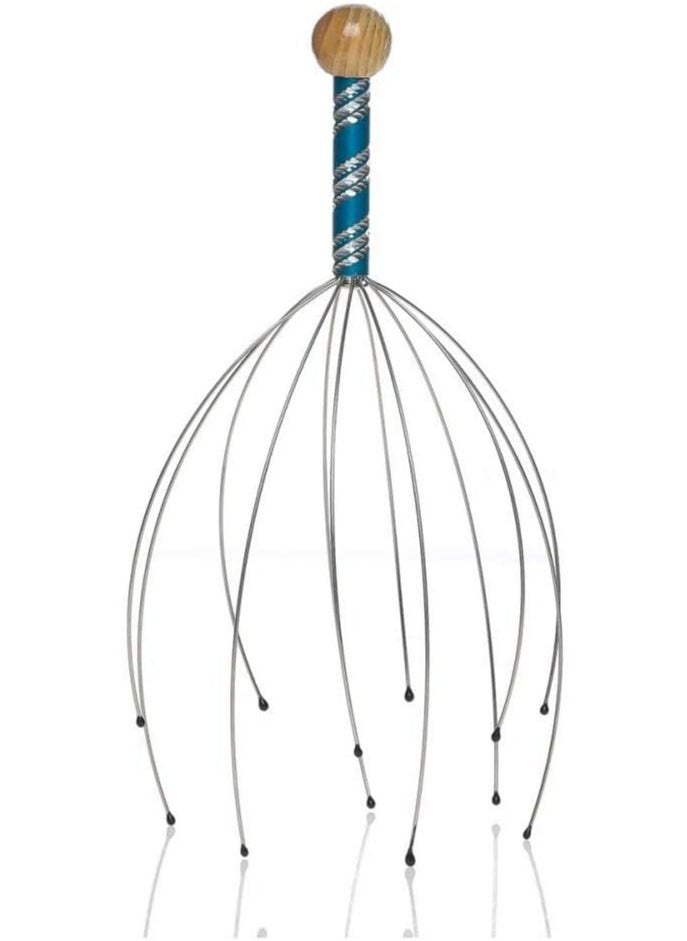 DubaiGallery Portable Metal Head Massager Portable Scalp Massager Massager Octopus Spa Tentacles Anti-stress Relieve Headache 
