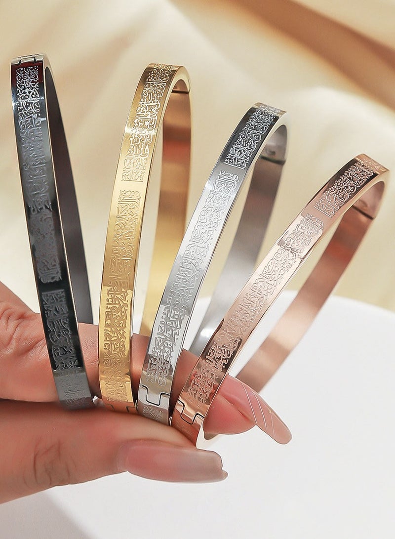 Mark Fairwhale Titanium Steel Bracelet With Creative High-End Feel And Color Retention For Men And Women  - Image 2