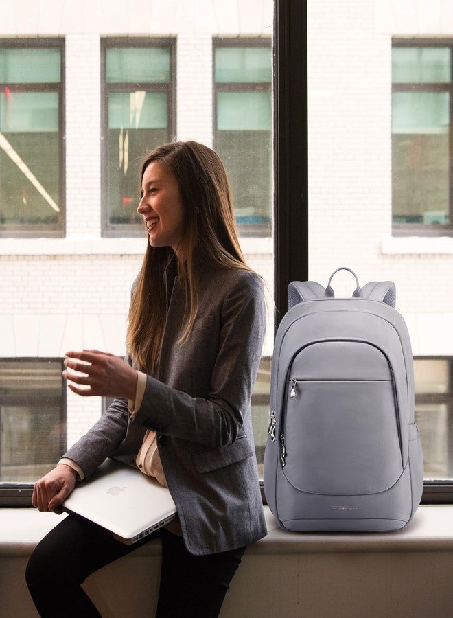 LIGHT FLIGHT Laptop Backpack Laptop Backpack for Women Travel Laptop Bag School College Large, Gray, 15.6 Inch without Wheels, Travel Backpack - Image 2