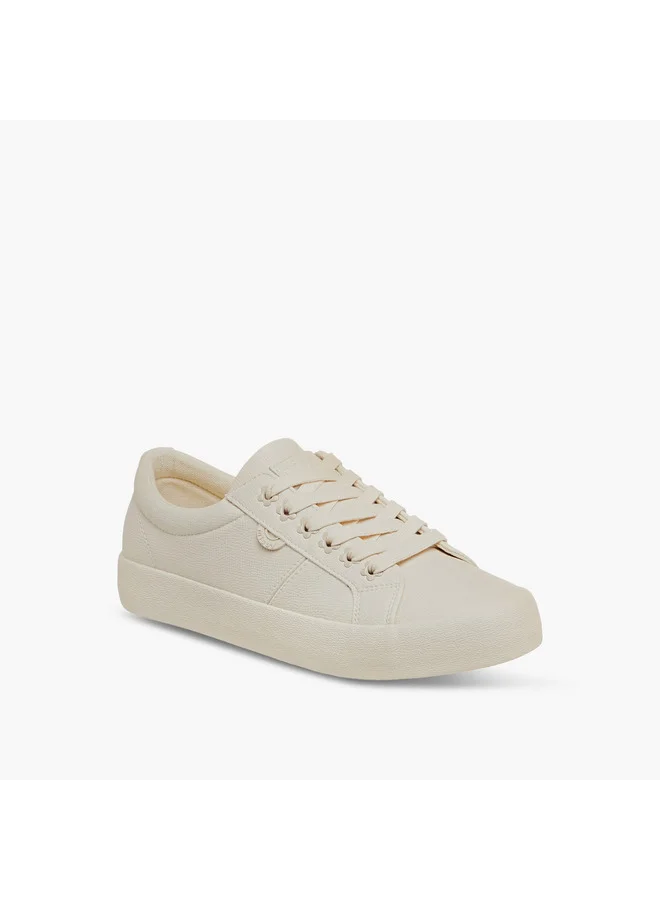 ميسي Women Panelled Sneakers with Lace-Up Closure