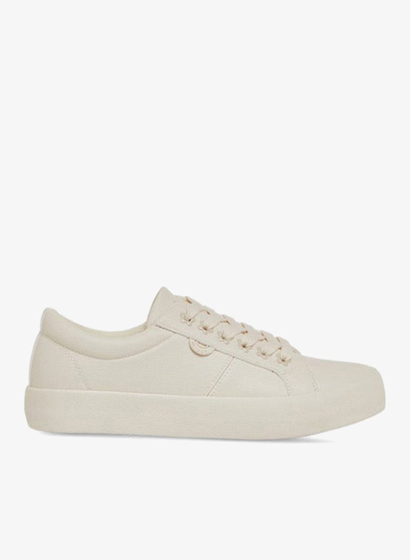 MISSY Panelled School Sneakers With Lace-Up Closure - Image 1