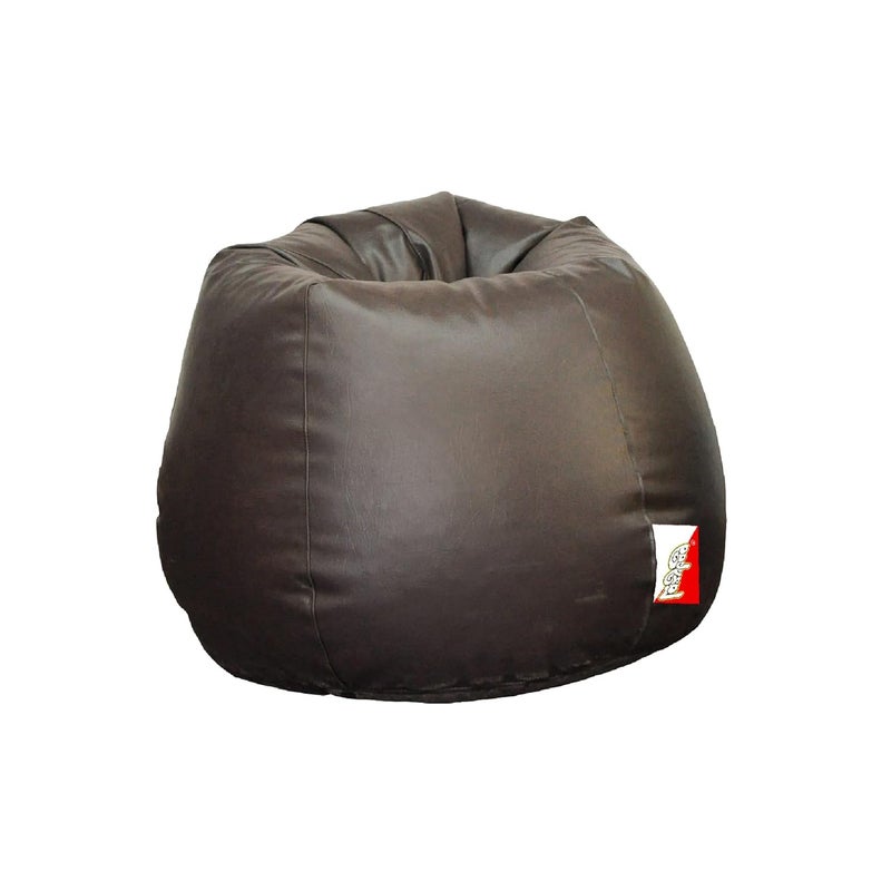 LAZYBAG كرسي بيم باج LAZYBAG للأطفال XXXXXL غطاء بيم باج للعب ألعاب الفيديو أو الاسترخاء للفصول الدراسية ورياض الأطفال والمكتبات أو العمل من المنزل بني 5XL الحجم - Image 4