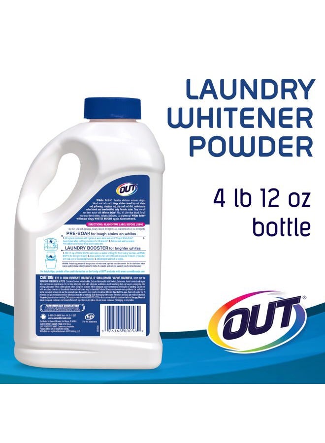 OUT White Brite Laundry Whitener Powder, Stain Remover Detergent Booster for Clothes, 4 Pound 12 Ounce - Image 2